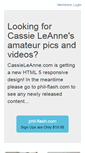 Mobile Screenshot of cassieleanne.com